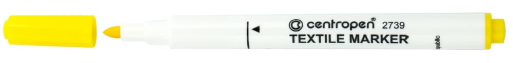 Centropen 2739 žlutý fix na textil 1,8 mm