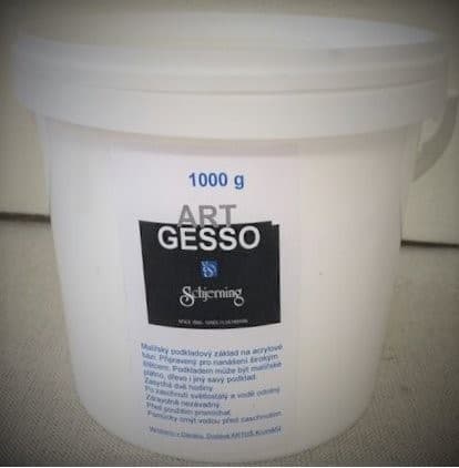 Schjerning Maimeri bílý šeps Gesso 4kg akrylový základ