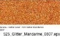 Detail víčka Marabu Glitter Liner mandarinka 525
