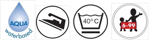 Oranžová glitrová barva Marabu 25 ml boční pohled