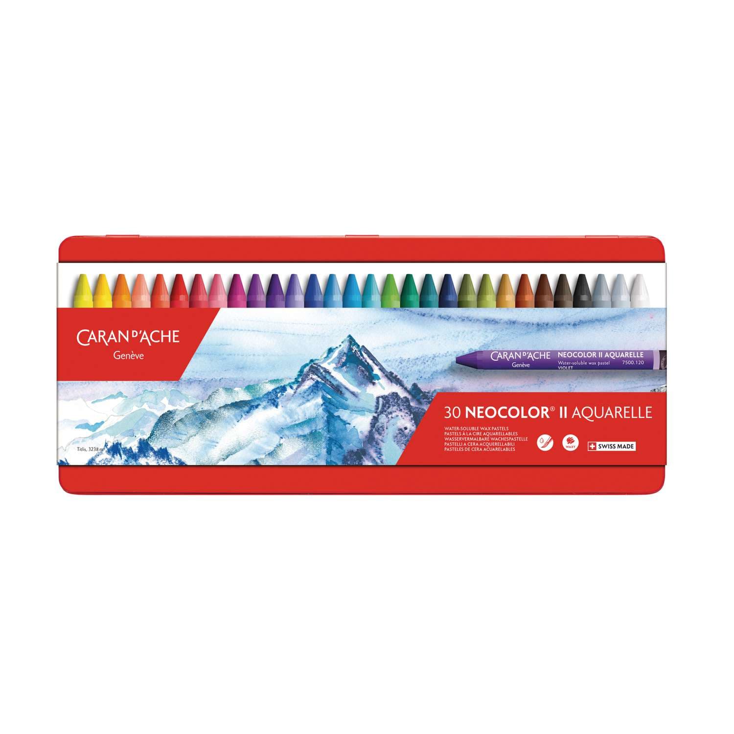 Caran d'Ache Fancolor sada 15 barev temperové barvy