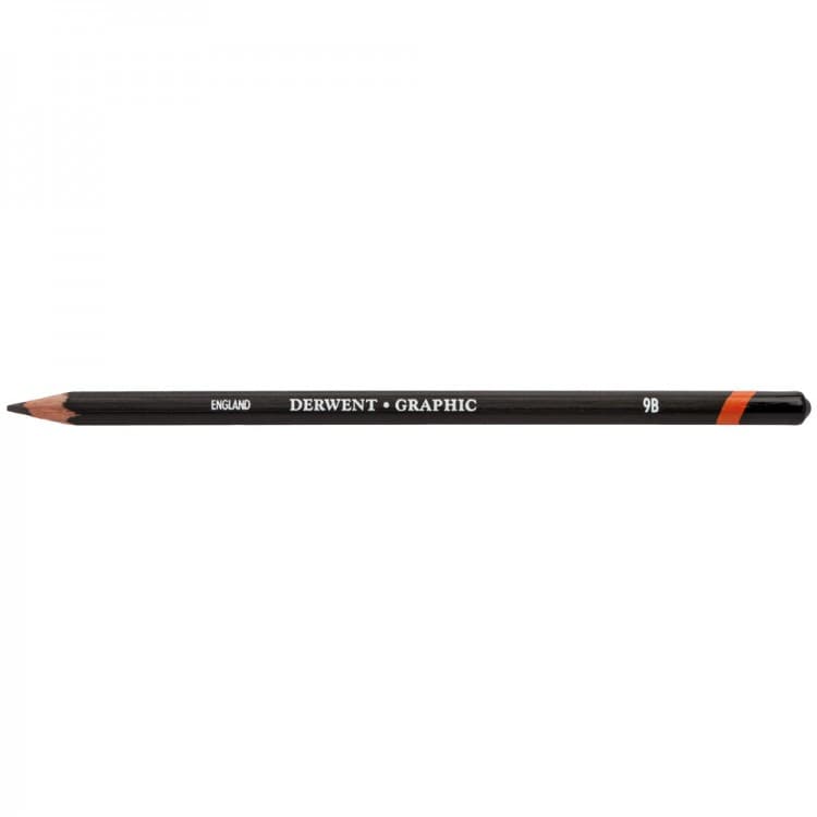 Derwent Graphic grafitová tužka 9B šestihranná pro skici