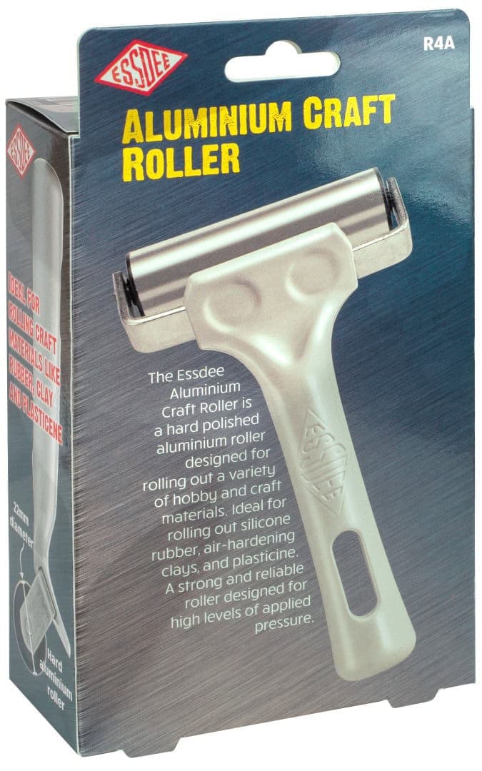 Detail leštěného hliníkového válečku EssDee tvrdý přítlak