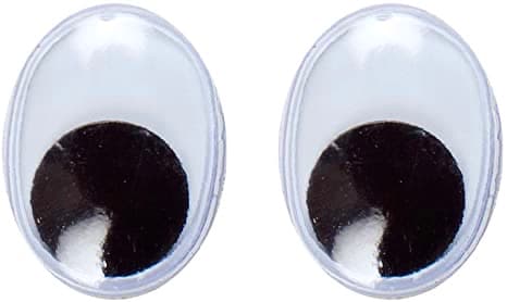 HobbyFun oválná očička 15x11 mm sada 40 kusů