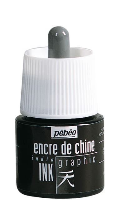 Pébéo Indický grafický inkoust 45 ml černý