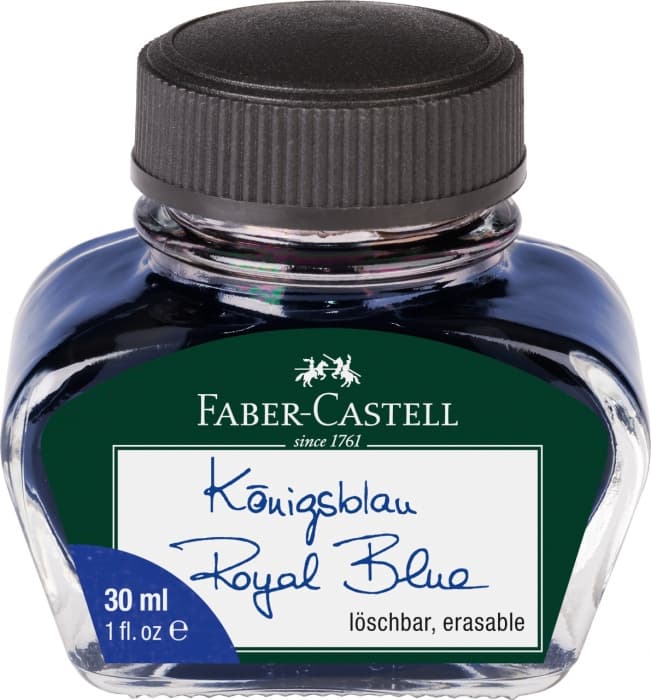 Faber-Castell modrý inkoust 30 ml do plnicích per