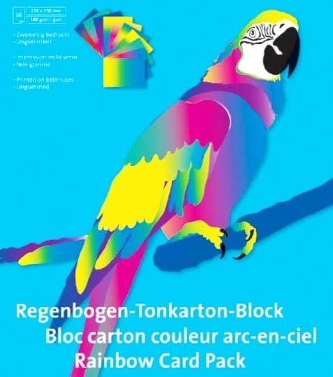 Heyda Karton Duha barevný dekorační papír hlavní pohled