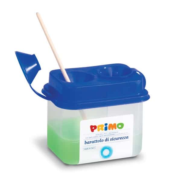 Primo plastový dvoukomorový kelímek na malířské štětce