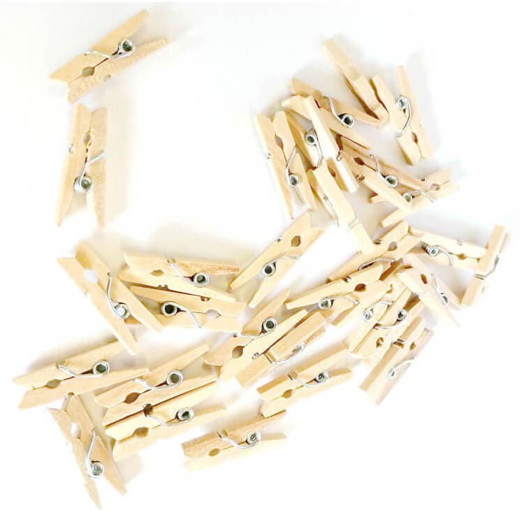 Dřevěné přírodní kolíčky 30 mm sada 20 kusů