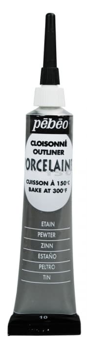Pébéo Porcelaine 150 šedá kontura 20 ml porcelán