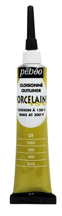 Pébéo Porcelaine 150 zlatá kontura 20 ml na porcelán