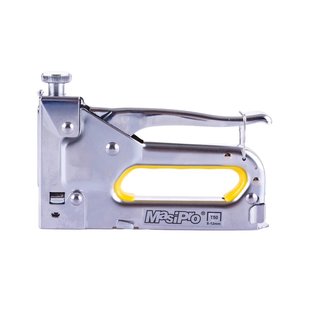 MasiPro kovová sponkovačka T50 pro sponky 8–12 mm