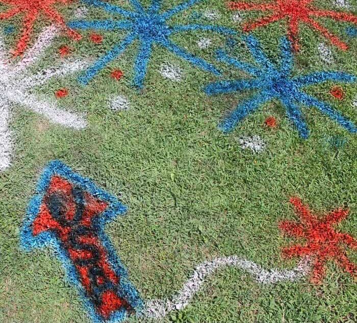 Křídový sprej Stanger žlutá barva použití venku