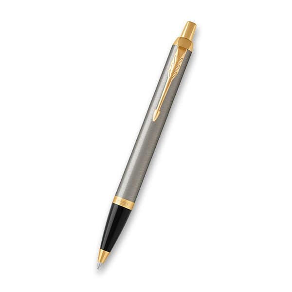 Parker IM Brushed Metal GT kuličkové pero čelní pohled