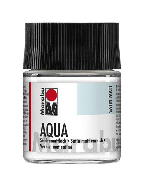 Marabu Aqua Varnish Satin transparentní lak saténový 50ml