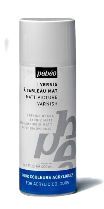 Pébéo matný vrchní lak pro akryly sprej 400 ml