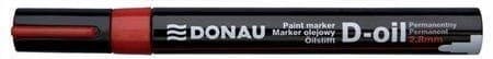 Donau D-Oil červený lakový popisovač 2,8mm jednotlivě
