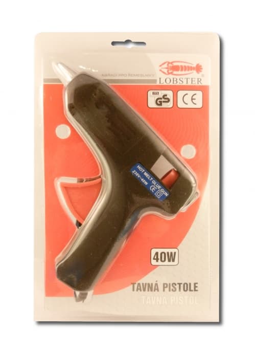 Lobster pistole na lepení tyčinek 11mm v akci
