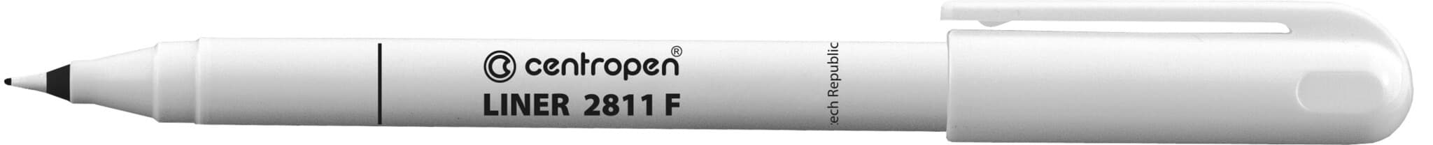 Centropen 2811 Liner černý fix 0,3 mm pohled zepředu