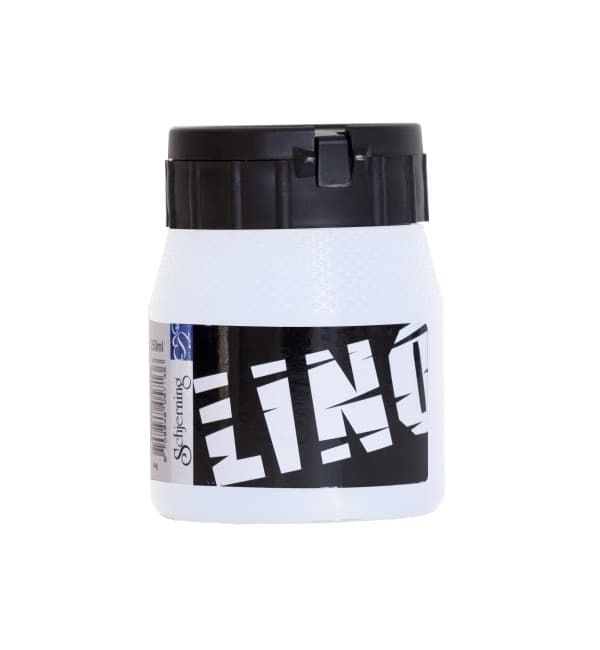 Schjerning bílá lino barva na linoryt 250 ml