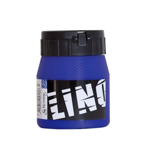 Schjerning modrá marine lino barva na linoryt 250ml