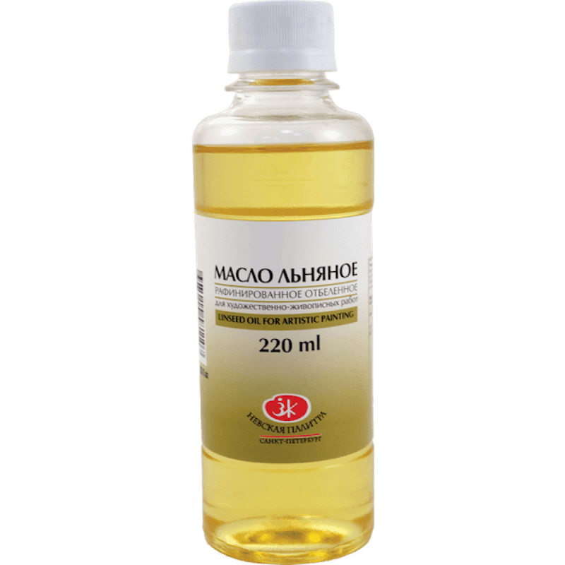 Nevskaya Palitra lněný olej 120 ml pro olejové barvy