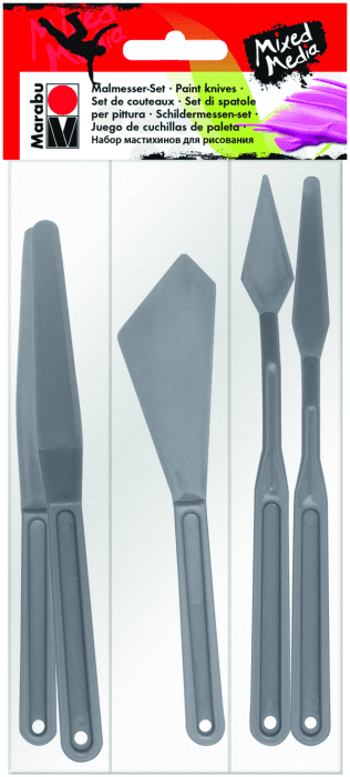 Marabu malířské plastové špachtle sada 5 kusů