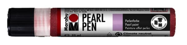Marabu Pearl Pen tekuté pero třpytivě červené 25 ml