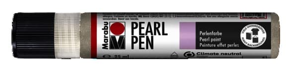 Marabu Pearl Pen tekuté pero třpytivá perleť bílá 25ml