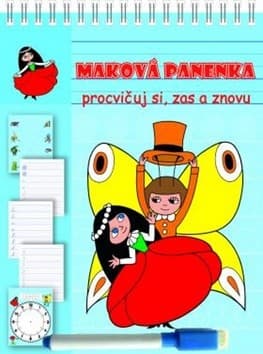 Titanum Maková panenka mazací písanka s fixem