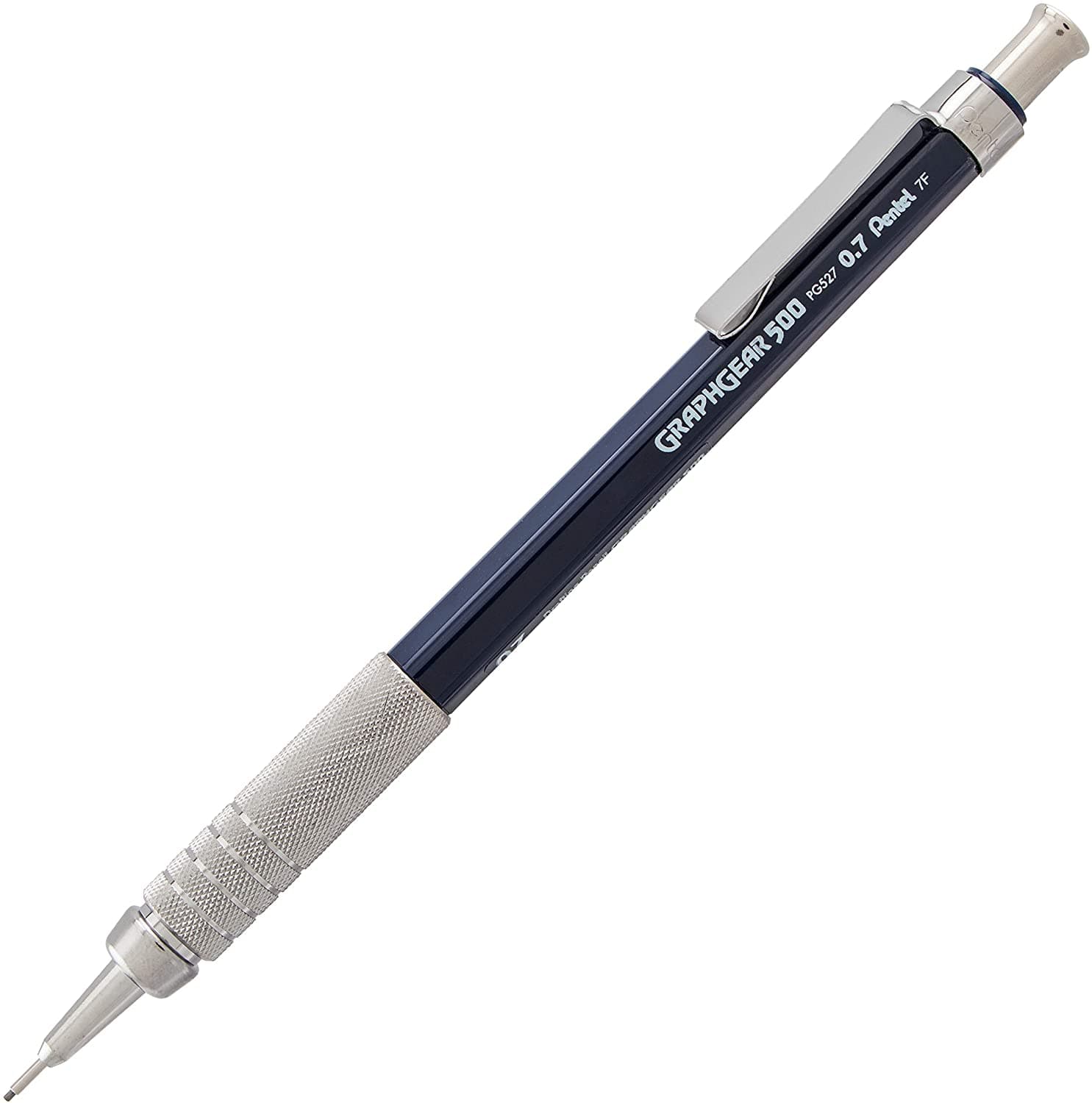 Pentel GraphGear mikrotužka 0,7 mm modrá čelní pohled