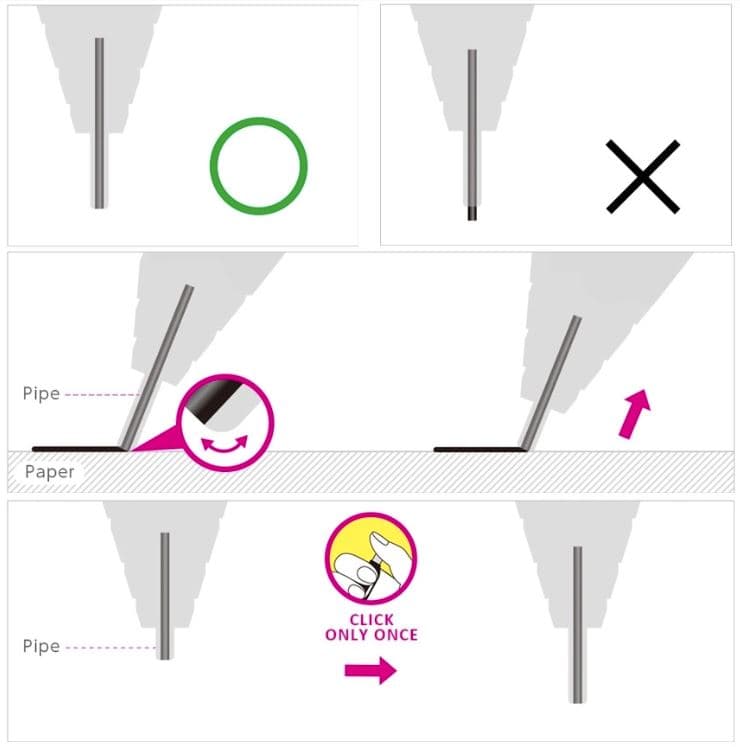 Kreslení mikrotužkou Pentel Orenz 0,3 mm rukou