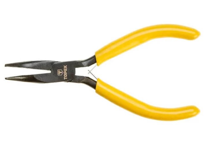 Mini kleště Topex půlkulaté zahnuté 125 mm pohled