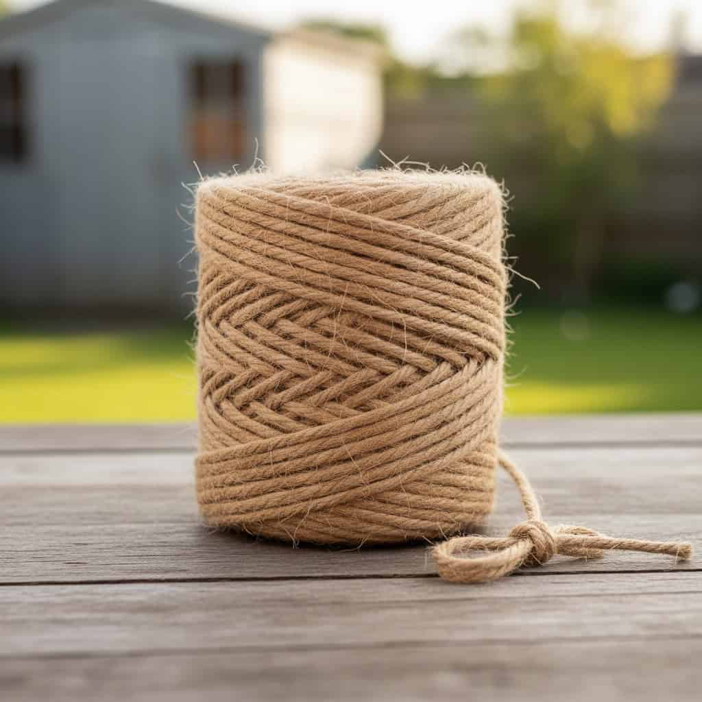 Použití přírodního jutového motouzu 60 metrů zahrada