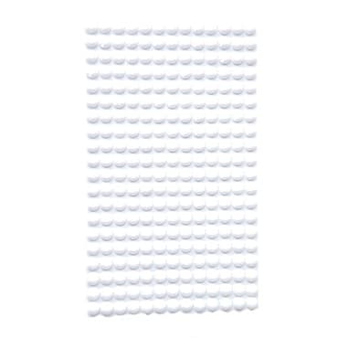 Nalepovací kamínky dpCraft 6mm bílé sytě 260 kusů