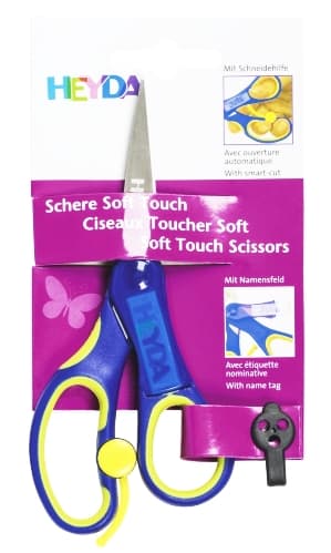 Heyda Soft Touch dětské špičaté nůžky 11 cm