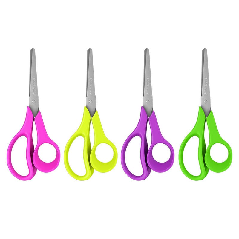 Detail ergonomických rukojetí nůžek ErichKrause JOY