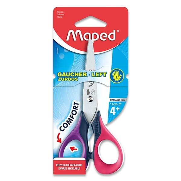 Použití nůžek Maped Sensoft Left levou rukou