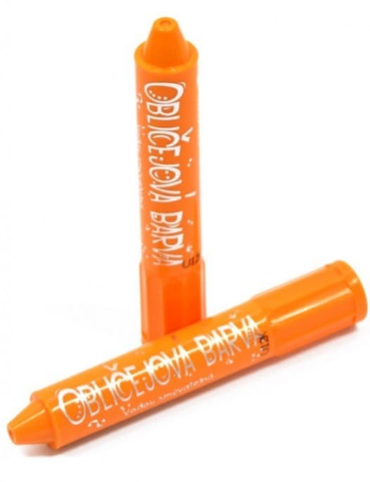 Amos oranžová obličejová barva vysouvací tužka