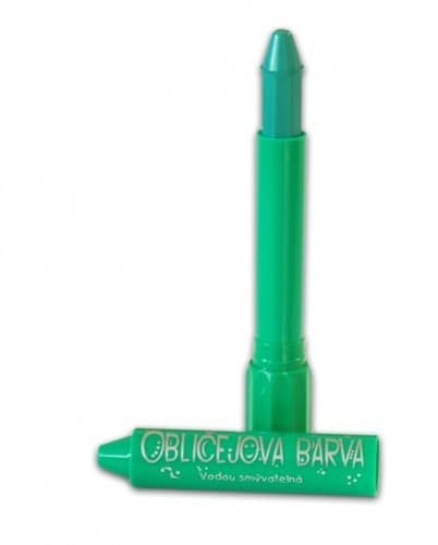 Amos zelená obličejová barva vysouvací pro děti