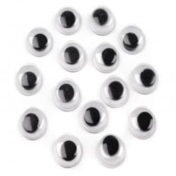 Detail kulatých očiček HobbyFun 12 mm scrapbooking