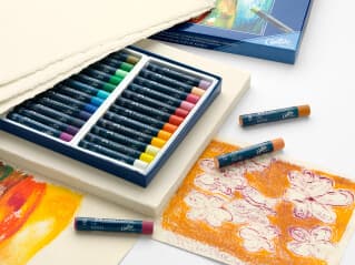 Kreslení olejovými pastely Faber-Castell sada 12 barev