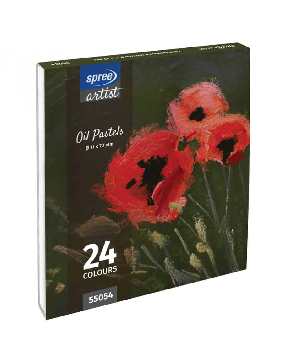 Spree Artist sada 24 olejových pastelí základní barvy