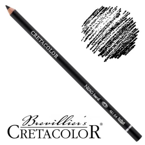 Cretacolor Nero olejový uhel v tužce tvrdý