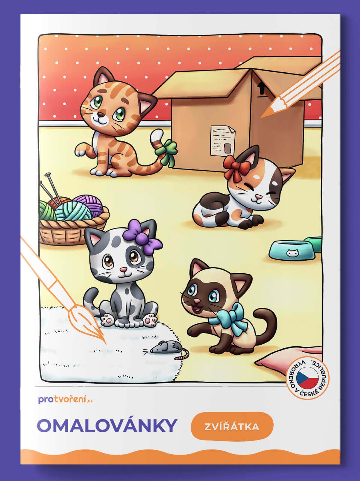 Pro tvoření Omalovánky A5 Zvířátka pro děti