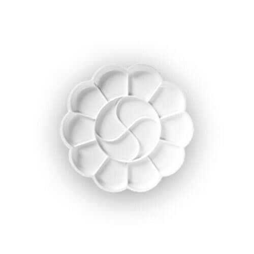 Phoenix plastová malířská paleta kytička 19 cm