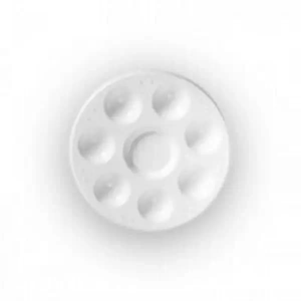 Plastová kulatá paletka Phoenix 12 cm pro malíře