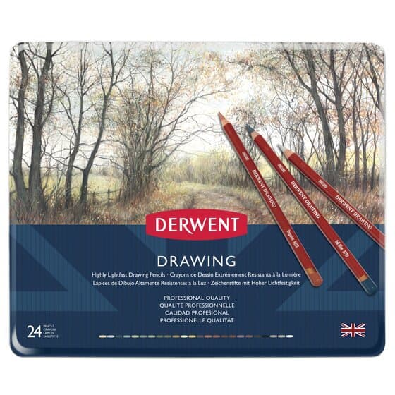 Derwent Drawing 0700672 sada 24 pastelků pro kreslení