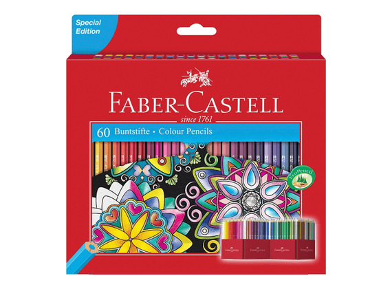 Faber-Castell 111260 sada 60 pastelků pro kreslení