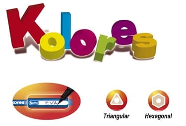 Detail pastelky Kores 24 barev klasické provedení